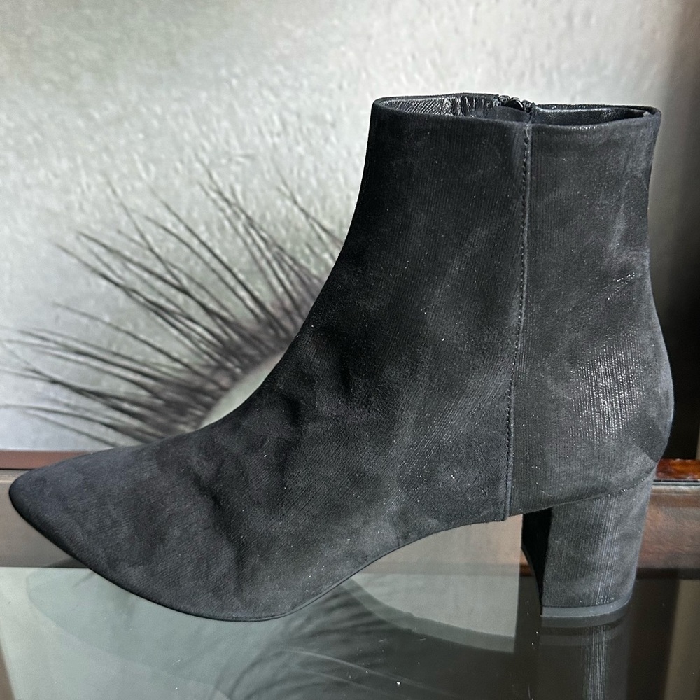 🌸AGL🌸 Black Marette Leather Bootie size 42 - Picture 6 of 13
